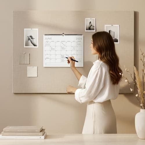 Beautiful 2026 Wall Calendar - Runs from January 2026 until July 2027 - Large 14.5" x 11.5" Office Wall Calendar for Easy Organizing 6