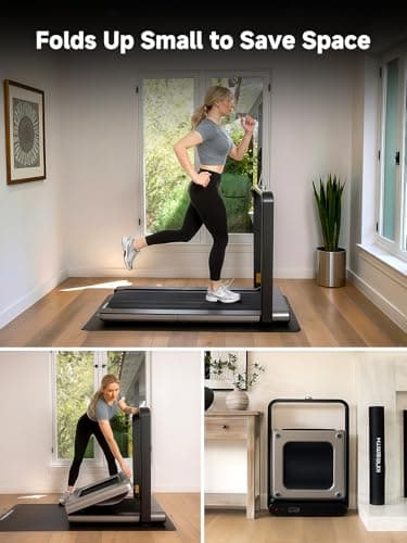 WALKINGPAD X21 Folding Treadmills for Home, Smart Vertical Fold, LED Display with Rotary Control, No Assembly 5