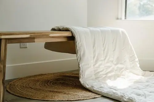 Woolino Mattress Topper - Pure Australian Wool and Organic Cotton, Temperature Regulating - Designed for Ultimate Comfort & Support - 1.2 Inch Thickness - Twin Size - 38x80 Inches 6