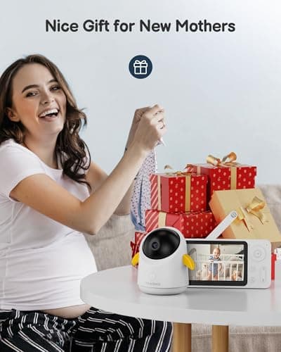 Baby Monitor with Camera and Audio WiFi/No WiFi: Baby Monitor WiFi Smartphone APP Control NightVision 4.3' Screen Smart Video Baby Monitor with Remote PTZ 2-Way Talk Motion & Cry Alert(Only 2.4G WiFi) 9