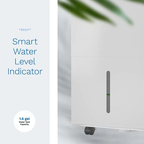 hOmeLabs 4000 Sq. Ft. Dehumidifier with Pump - Ideal for Large Rooms, Home Basements and Whole House - Powerful Moisture Removal and Humidity Control - 50 Pint Capacity 7