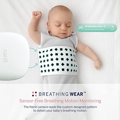 Nanit Breathing Wear Sleeping Bag, Size Small, 3-6 Months, Pebble Grey 2