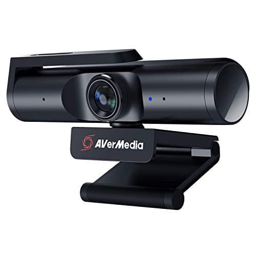 AVerMedia 4K webcam for PC, Gaming Camera for Streaming, Video Calls, Built-in Mic, Privacy Cover, for Teams, Google Meet, Zoom, OBS and more, for PC/Mac - PW513 Live Streamer CAM