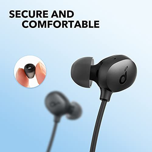 Soundcore by Anker Life U2i Wireless Neckband Headphones, 10mm Drivers with BassUp Technology, 24H Playtime, AI-Enhanced Calls, Foldable and Lightweight, IPX5 Water-Resistant, Secure Fit, Bluetooth 5 5