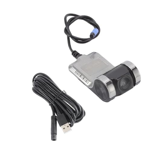 USB Dash Cam, 1080P DVR Dual Car Driving Recorder with Loop Recording, Motion Detection, ADAS Distance Warning Car Recorder for Vehicles