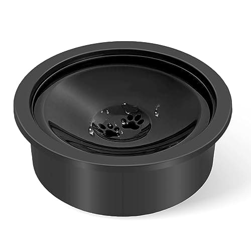 No Spill Water Bowl for Dogs, 30oz Slow Drinking Dog Slobber Stopper, Non Spilling Messy Splash or Drip
