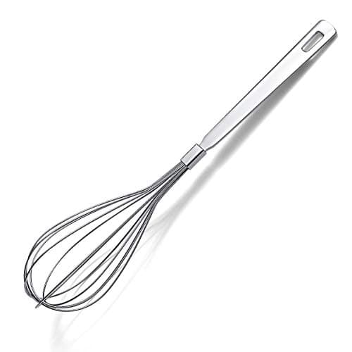 Whisk, Berglander Whisks For Cooking, Stainless Steel Balloon Whisk, Sturdy Kitchen Wire Whisk Set for Cooking, Baking, Blending, Whisking, Beating, Stirring, Dishwasher Safe, Easy to Clean
