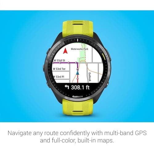 Garmin 010-02809-02 Forerunner 965 Running Smartwatch Amp Yellow and Black | Official USA Partner Model | Bundle with Deco Essentials Exclusive 26 Month CPS Enhanced Protection Pack 6
