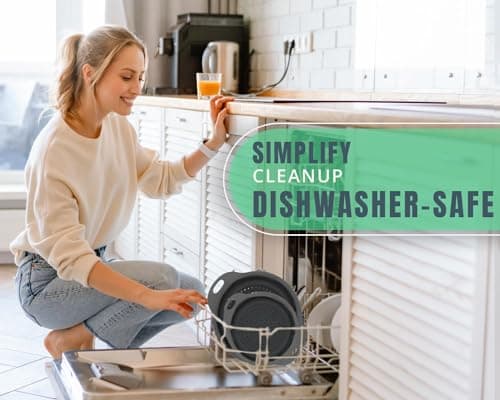 Ultimate Kitchen Strainers Set of 2 - Collapsible Silicone Colanders For Easy Storage by Comfify - Use with Pasta & Veggies or as a Fruit or Berry Bowl with Strainer - Irreplaceable for Campers -Black 5