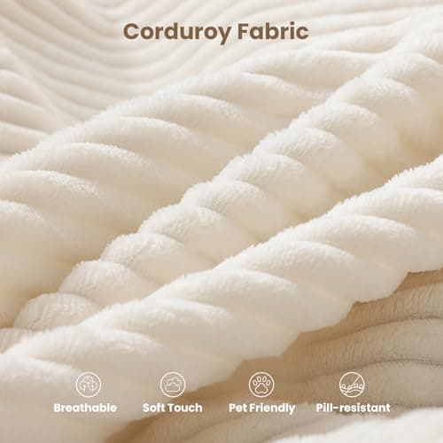 JUIKURY Folding Sofa Bed, Convertible Sleeper Chair with Pilow Foldable Matress, 2 in 1 Pull Out Loveseat Sofa Portable Fold Out Chair Bed Floor Couch Lounge for Living Room Bedroom (Beige, Queen) 6