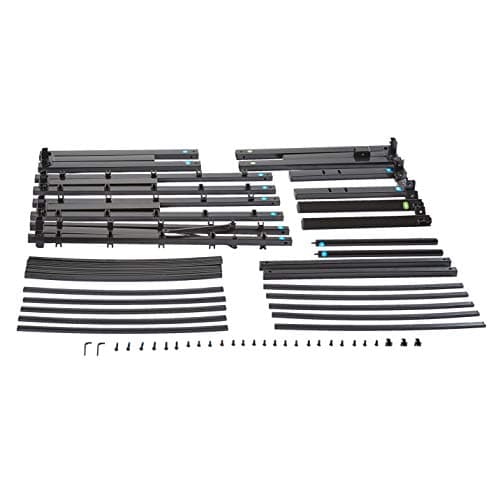 Amazon Basics Heavy Duty Non-Slip Sturdy Bed Frame with Steel Slats, No Box Spring Needed, Noise Free, Easy Assembly, 18" H, Full, Black 5