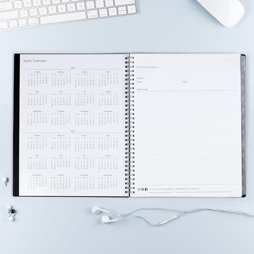 Blue Sky 2024 Weekly and Monthly Planner, January - December, 8.5" x 11", Flexible Cover, Wirebound, Enterprise (144725) 6