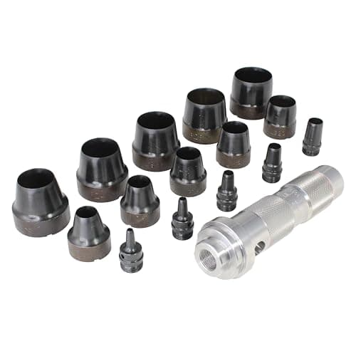 Mayhew Tools 66000 Hollow Punch, 16-Piece Set, Black
