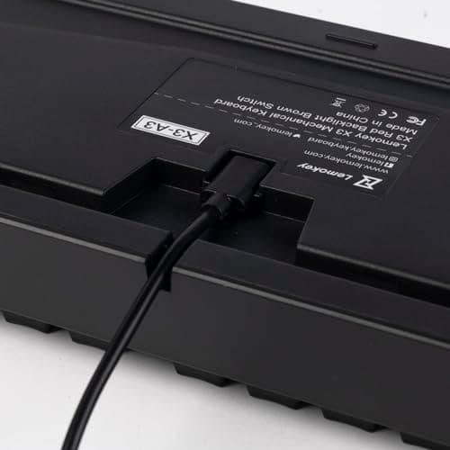 LEMOKEY X3 Wired Mechanical Gaming Keyboard, 100% Layout with QMK/VIA Programmable Keyboard, Red Switch，Red Backlit for Windows 6