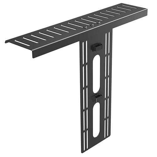 ErgoFocus DSLR Monitor Mount Hold up to 11 lbs, Monitor Top Shelf for Livestream Device, Camera Mount, Webcams, Microphones, Lighting and More, Fits VESA Mount 75/100mm, Height Adjustable