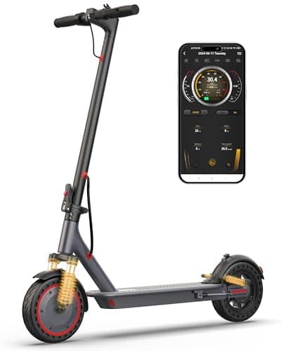 VOLPAM Electric Scooter for Adults, Max Speed 19/21MPH, Up to 17-28 Miles Range, 500W/350W/250W Motor Adult E-Scooter, Foldable Scooter with Dual Braking, Smart APP