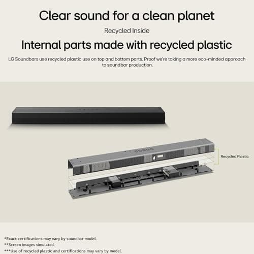 LG S70TY 3.1.1-Channel QNED TV Matching Soundbar, Dolby Atmos, Wow Orchestra, Rear Speaker Ready, Wireless Subwoofer (2024 Model) 15