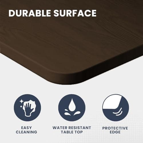 MOTIONGREY - Electric Motor Height Adjustable Standing Desk, Ergonomic Stand Up Desk, Adjustable Computer Sit Stand Desk Stand (Black + Black, 55 Inch) 7