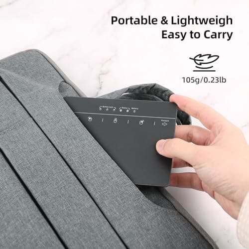 Wired & Wireless Metal Touchpad for PC Computer & Laptop, Rechargeable Trackpad Travel-Friendly Bluetooth & USB Mouse Pad for Windows 7/10/11, Black 6