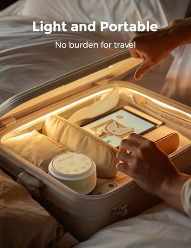 Momcozy Sound Machine for Baby-20 Soothing Sounds & Touch Warm Light Portable White Noise for Kids & Adults for Sleeping Timer and Memory | Ideal Travel Companion & Nursery Must-Have 7