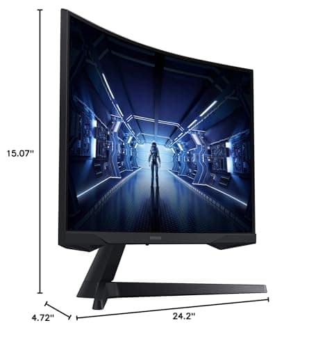 Samsung Odyssey G5 Series 27-Inch WQHD (2560x1440) Gaming Monitor, 144Hz, Curved, 1ms, HDMI, Display Port, FreeSync Premium (LC27G55TQWNXZA) 12