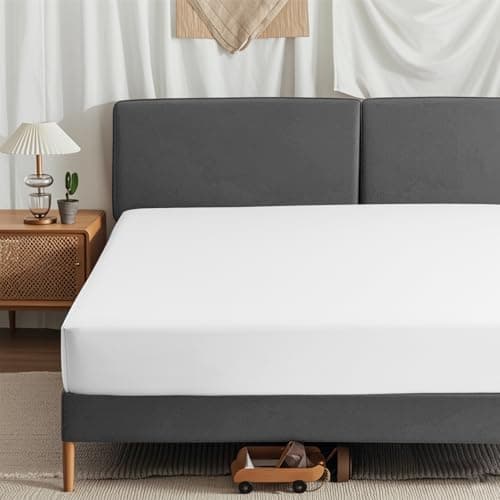 Yawfold King Fitted Sheet Only │100% Viscose Derived from Bamboo │Fitted Sheet with Elastic Corner Straps │ Ultra Soft Luxury Breathable │ Cooling for Hot Sleepers │ 18 Inch Deep Pocket