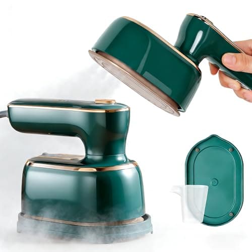 Travel Steamer for Clothes -1000W Small Steam Irons Foldable for Wrinkle Removal, Compact Portable Mini Steamer for Clothes Travel College Dorm Office Home Garment Steamer for Clothes 120V，1 Piece