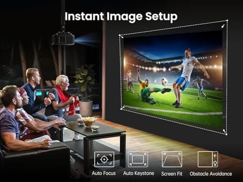 Yaber PROJECTOR K3 Smart Projector with GTV, 30W Speaker Sound by JBL, Dolby Audio, Home/Outdoor Movie Projector with WiFi6 and Bluetooth, Auto Screen Adaptation,Netflix 7000+app 6