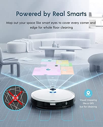 Yeedi vac Station Robot Vacuum and Mop - Self Emptying 3-in-1 Cleaner,200-Min Runtime,3000Pa Suction, Smart Mapping, Carpet Detection, Alexa Compatible, Wi-Fi Connected 6