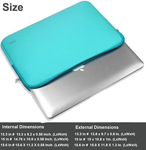 13 Inch Laptop Case,Resistant Neoprene Laptop Sleeve/Notebook Computer Pocket Case/Tablet Briefcase Carrying Bag Compatible with MacBook Pro,MacBook Air,Notebook Computer, (Blue) 5