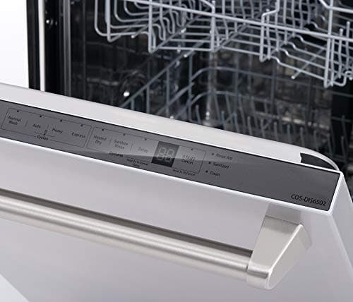 COSMO COS-DIS6502 24 in. Dishwasher in Fingerprint Resistant Stainless Steel with Stainless Steel Tub 10