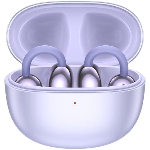 LIVIKEY Clip-On Earbuds, Lightweight Comfort with Anti-Drop Design Open Ear Earbuds Bluetooth 5.4, 50H Battery Open Ear Headphones, Waterproof, Perfect for Glasses Wearers, Sports and Workouts