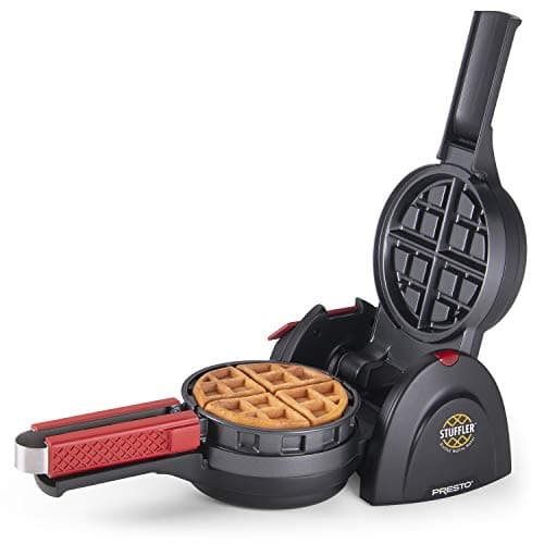 Presto 03512 Stuffler Stuffed Waffle Maker, Belgian, Large, Black 5
