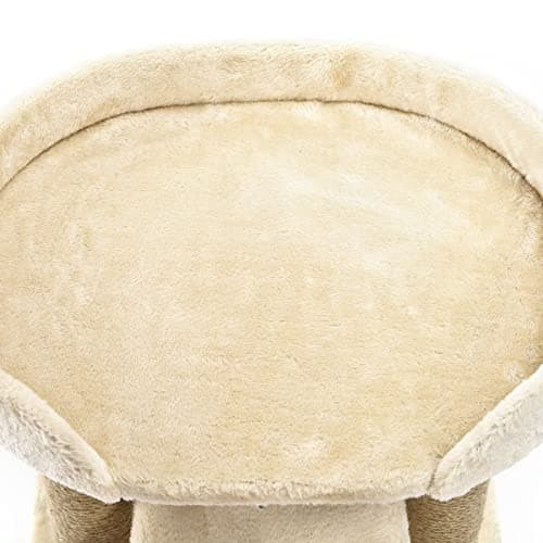 Amazon Basics Multi- Platform Cat Tree with Scratching Post for Indoor Cats up to 25lbs, 18 x 14 x 22 Inches, Beige 7