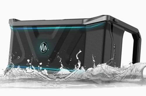 Gemini SoundSplash Ultra – 300W Floating Pool & Party Bluetooth Speaker, Waterproof, 24Hr Battery, 270° Sound, LED Party Lights, Multi-Link, Mic/Guitar, Cup Holders (Gray)