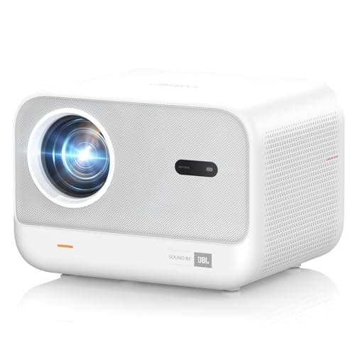[Sound by JBL & High Brightness] Yaber Projector with WiFi and Bluetooth, Auto Focus/Keystone Correction, 3D Sound Movie Proyector, Portable projector for Home & Outdoor