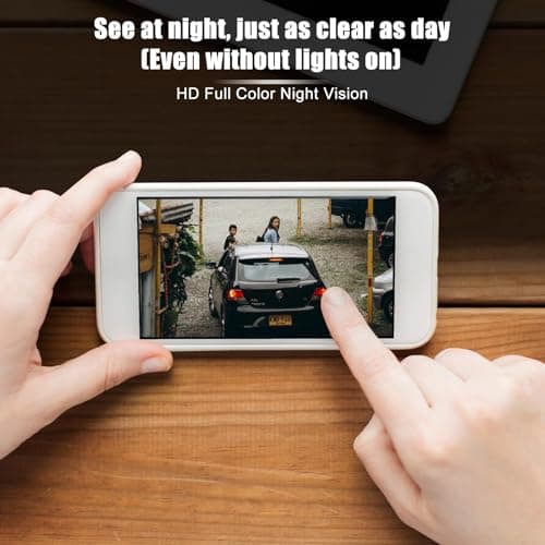 duola Smart Floodlight Camera Outdoor, LED Motion Sensor Security Camera Light with Video, 2 Way Audio, Wired,90dB Siren, Work with Alexa,Waterproof,128 GB Local Storage & Cloud for Home Surveillance 7