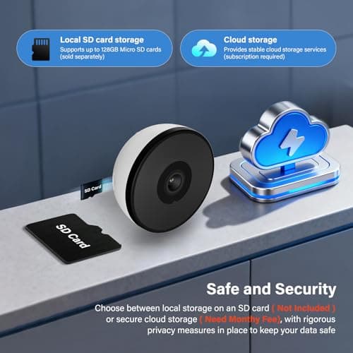 Lizhonto 4MP 2.5K Window Camera, 2.4GHz WiFi Indoor Camera for Home Security with Color Night Vision, Person & Motion Detection, 24/7 Recording, SD Card/Cloud Storage, Easy to Install 9