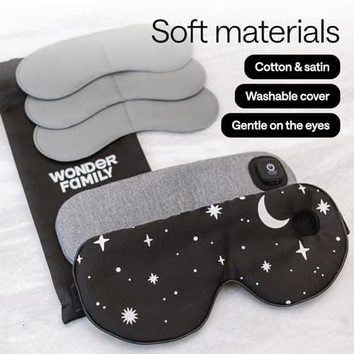 Heated Eye Mask – Warm Compress for Dry Eyes & Stye Eye Treatment – Weighted Heating Sleep Mask for Dark Circles and Puffiness, Migraine Relief Heat Steam Patches Products for Sleeping 6