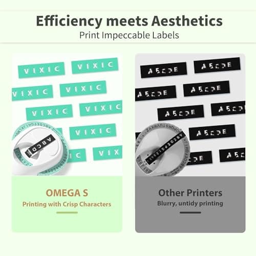 Vixic Retro Label Maker - Embossed Label Printer for Home, Kitchen, Office Organization - DIY 8