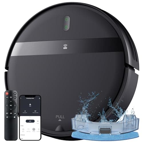 Kilgone Robot Vacuum and Mop Combo for Pet Hair & Large Homes – 2 in 1 Robot Vacuum with WiFi/App/Voice, 120 min Runtime, Super Thin, Quiet