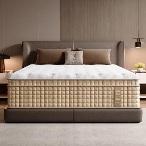 BedStory 11 Inch Queen Mattress in a Box,Deep Sleep Medium Hotel Collection Hybrid Mattress with Extra Lumbar & Shoulder Support Pain Relief,Fiberglass-Free 365-Night Trial
