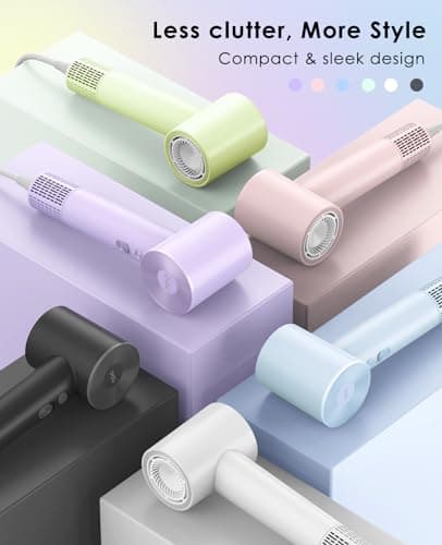 OSOU Hair Dryer, Negative Ionic Hair Dryers, High-Speed Blow Dryer with 110, 000 RPM Brushless Motor, Fast Drying Lightweight Travel Hairdryer, Low Noise Home Hair Dryer with Smooth Nozzle 7