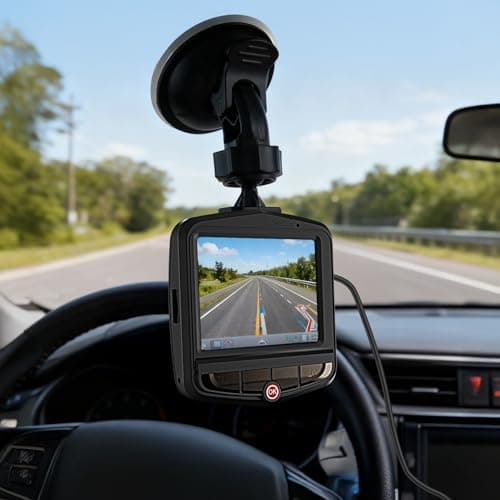 Car and Driver® CAD-KH571 Eagle Eye HD Wide Angle Dashcam – Motion Detection, Loop Recording, Night Vision, 2.2” LCD Display & 8GB Memory Card Included