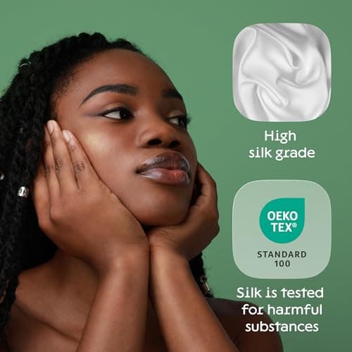 Niagara 100% Mulberry Silk Pillowcase - 30 Momme Silk Pillow case for Hair and Skin - Grade 6A Pillow Cases with Zipper - Soft & Cooling White Pillowcase Queen Size (20"x30") 6