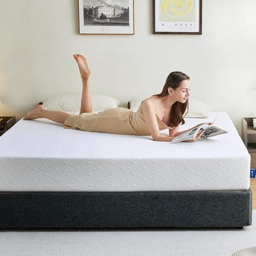 Aosha Full Size Mattress, 6/8/10/12 inch Memory Foam Mattress Medium Firm Mattresses for Cool Sleep Relieving Pressure Relief CertiPUR-US Certified Mattress for Adult in a Box(6 inch,Full), Ao-W-6F 6