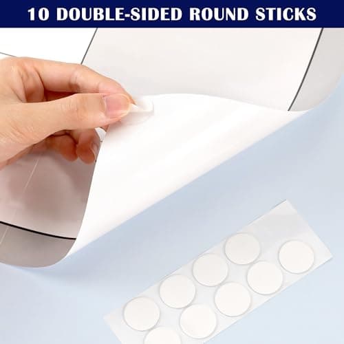 Large Dry Erase Calendar - Undated 1 Monthly Wall Calendar Laminated, 40" x 28", Blank Reusable Calendar Planner with Large Daily Boxes, Notes, Stickers, Great for Home, Office, Classroom, Grey 5