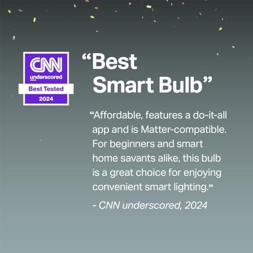 TP-Link Tapo Smart Light Bulbs, 1100 Lumens High Brightness(75W Equivalent), Matter-Certified, 16M Colors RGBW LED Bulb, Dimmable, CRI>90, Voice Control w/Siri, Alexa & Google Home, A19 E26 Tapo L535E 2