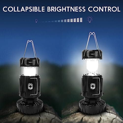 2024 Upgrade Solar Powered Camping Lantern with Fan - Stay Cool and Well-lit During Outdoor Adventures with This Versatile Lantern Featuring a Built-in Fan for Added Comfort. 5