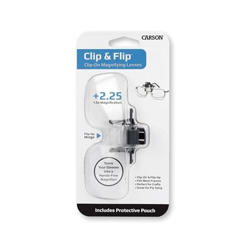 Carson Clip and Flip 1.5x Power Magnifying Lenses (OD-10) 4